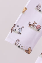 Premium blue character print bamboo dress - ARIA KIDS