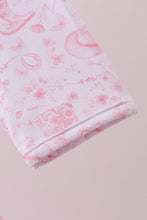 Premium pink boots bamboo dress - ARIA KIDS