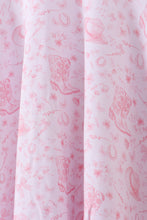 Premium pink boots bamboo dress - ARIA KIDS