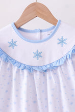 Premium blue snow bow pants set - ARIA KIDS