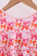 Premium berry blossom bows ruffle bamboo dress - ARIA KIDS