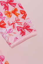 Premium berry blossom bows ruffle bamboo dress - ARIA KIDS