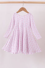 Premium tiny bow delight bamboo dress - ARIA KIDS