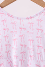 Premium tiny bow delight bamboo dress - ARIA KIDS