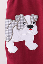 Premium Maroon Georgia bulldog applique jonjon - ARIA KIDS