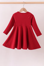 Premium Red Alabama elephant applique dress - ARIA KIDS