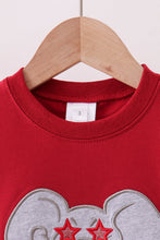 Premium Maroon Alabama elephant applique top - ARIA KIDS