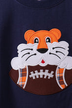 Premium Navy Auburn tiger applique top - ARIA KIDS