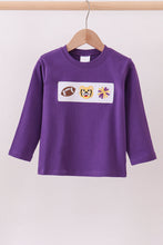 Premium Purple LSU tiger applique top - ARIA KIDS