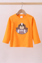 Premium Orange Tennessee puppy applique top - ARIA KIDS