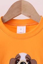 Premium Orange Tennessee puppy applique top - ARIA KIDS