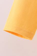 Premium Yellow LSU Go Team embroidery top - ARIA KIDS