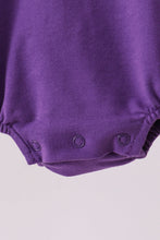 Premium Purple LSU Go Team embroidery bubble - ARIA KIDS