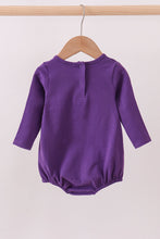 Premium Purple LSU Go Team embroidery bubble - ARIA KIDS