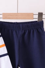 Premium Navy Auburn tiger applique pants set - ARIA KIDS