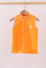 Premium Orange Tennessee embroidery vest - ARIA KIDS