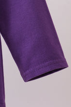 Premium Purple LSU 01 applique top - ARIA KIDS