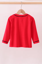 Premium Red Georgia bulldog embroidery cardigan - ARIA KIDS