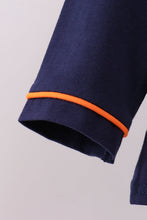 Premium Navy Auburn tiger embroidery cardigan - ARIA KIDS