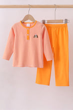 Premium Orange Tennessee puppy stripe pants set - ARIA KIDS
