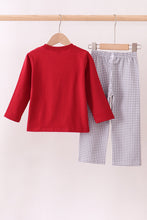 Premium Maroon Alabama elephant applique pants set - ARIA KIDS