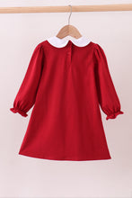 Premium Maroon Alabama elephant applique dress - ARIA KIDS
