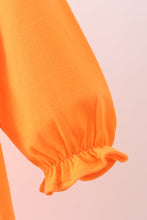 Premium Orange Tennessee puppy applique dress - ARIA KIDS
