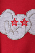 Maroon elephant Alabama football applique bubble - ARIA KIDS