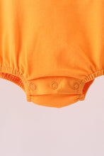 Premium Orange Tennessee puppy football applique bubble - ARIA KIDS