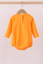 Premium Orange Tennessee puppy football applique bubble - ARIA KIDS