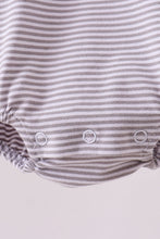 Premium Maroon Alabama elephant embroidery stripe bubble - ARIA KIDS