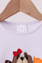 Premium White Tennessee puppy applique top - ARIA KIDS