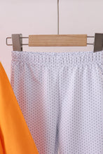 Premium Orange Tennessee puppy football embroidery pants set - ARIA KIDS