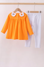 Premium Orange Tennessee puppy football embroidery pants set - ARIA KIDS
