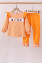 Premium Orange Tennessee puppy football embroidery ruffle pants set - ARIA KIDS
