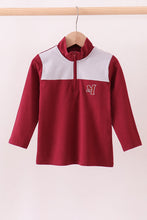 Premium Maroon Mississippi embroidery top - ARIA KIDS
