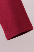 Premium Maroon Mississippi embroidery top - ARIA KIDS