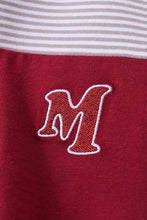 Premium Maroon Mississippi embroidery top - ARIA KIDS