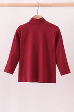 Premium Maroon Mississippi embroidery top - ARIA KIDS