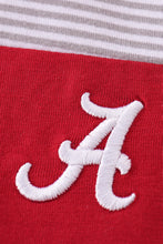 Premium Maroon Alabama embroiderytop - ARIA KIDS