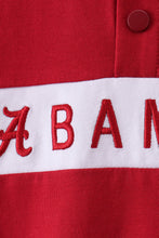 Premium Maroon Alabama embroidery ruffle top - ARIA KIDS
