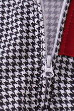 Premium Maroon Alabama embroidery gingham top - ARIA KIDS