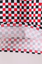 Checkered Georgia half zipper pullover top - ARIA KIDS