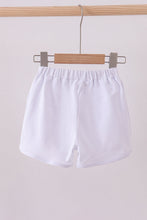 Premium White bow shorts - ARIA KIDS