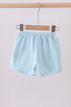 Premium Mint&white stripe bow shorts - ARIA KIDS