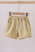 Premium Khaki drawstring shorts - ARIA KIDS
