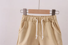 Premium Khaki drawstring shorts - ARIA KIDS