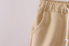 Premium Khaki drawstring shorts - ARIA KIDS