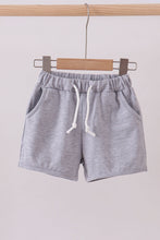 Premium Grey drawstring shorts - ARIA KIDS