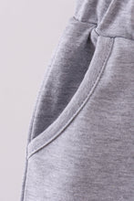 Premium Grey drawstring shorts - ARIA KIDS